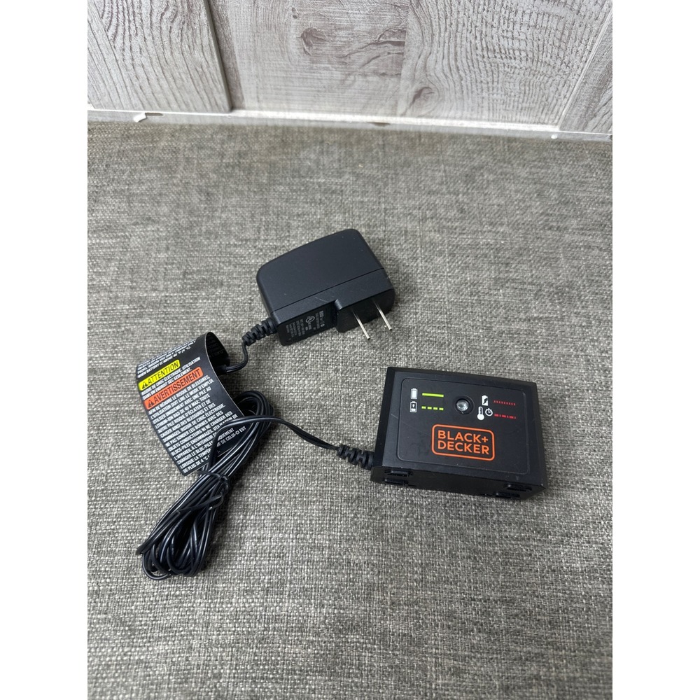 Black & Decker LCS436 40V Max Lithium Ion Battery Charger Type 1 Black Class 2